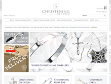 Tablet Screenshot of christeningsilver.com
